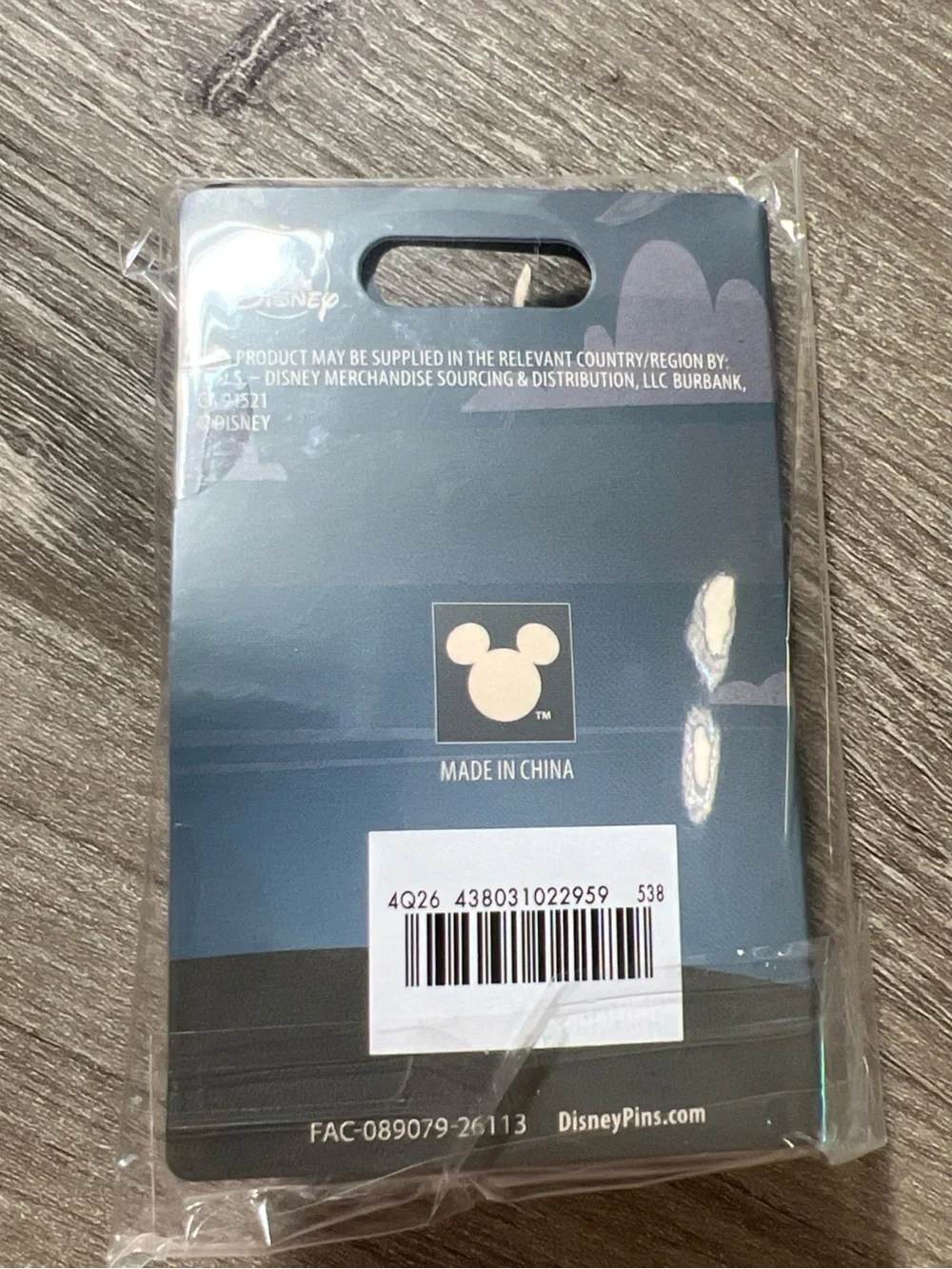 Disney Orange Mickey Pumpkin Light-Up Halloween Pin